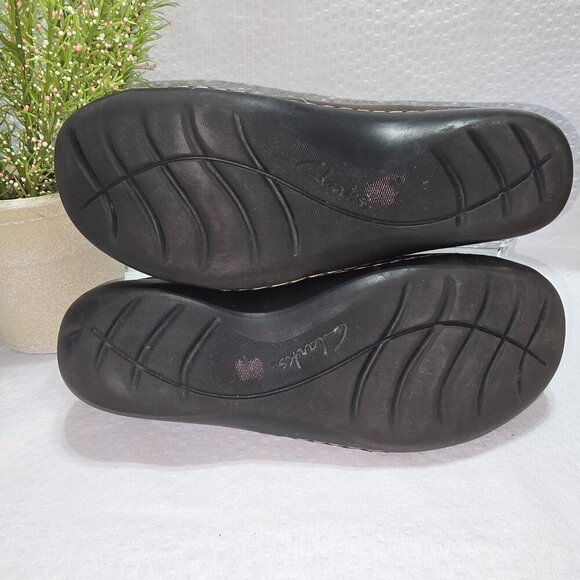 CLARKS COLLECTION SPECIAL EDITION SLIP ON ASHLAND LANE WOMENS SIZE 9 EUC - Picture 8 of 8